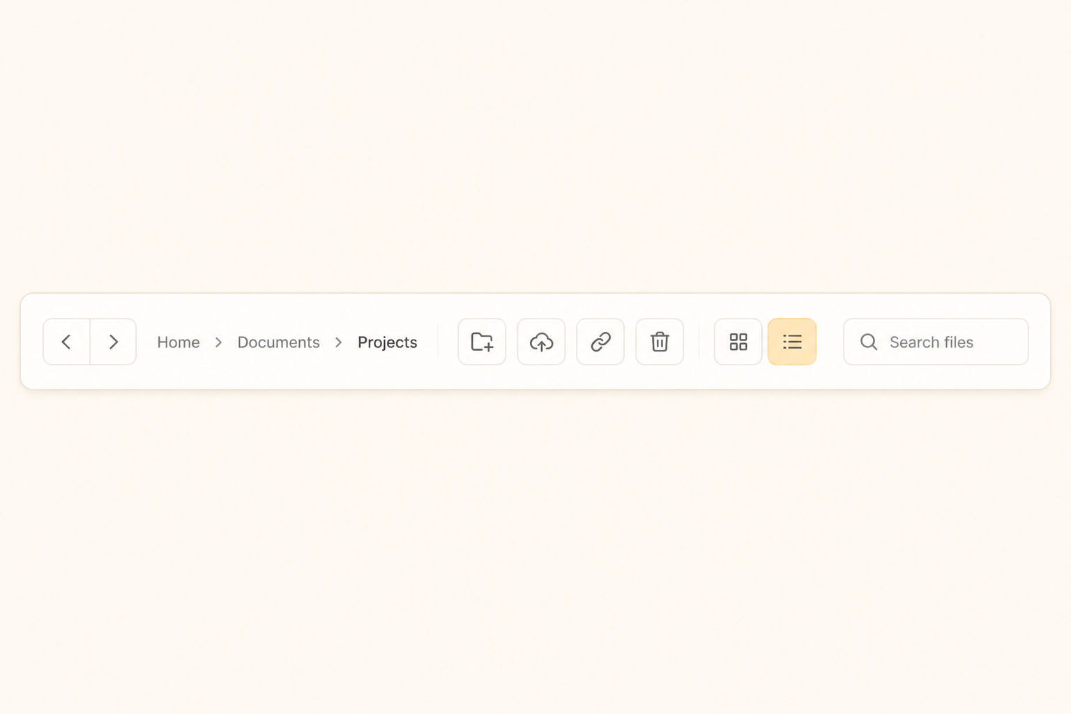 Toolbar